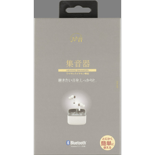 たのしいかいしゃ TA-HN1WH Bluetoothイヤホン機能付き／集音器 イヤホン部／ケース部3.7V 40mAh ホワイトTAHN1WH 21,520円