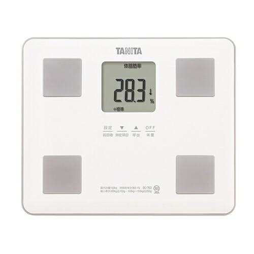 タニタ BC-760WH 体組み上げる計・体量計 白いこと