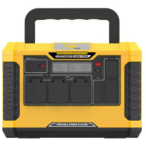 コンピューケース・ジャパン AD1550Y ポータブル電源 Togopower 1512wh イエロー|マツヤデンキ店