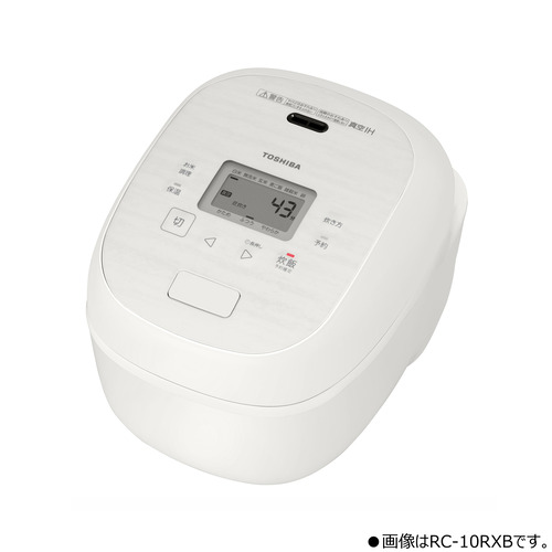 東芝 RC-18RXB(W) 真空IH炊飯器 炎 匠炊き 銅かまど丸釜 3通りの匠炊きコース 真空保温 1升炊き ミルキーホワイト|マツヤデンキ店