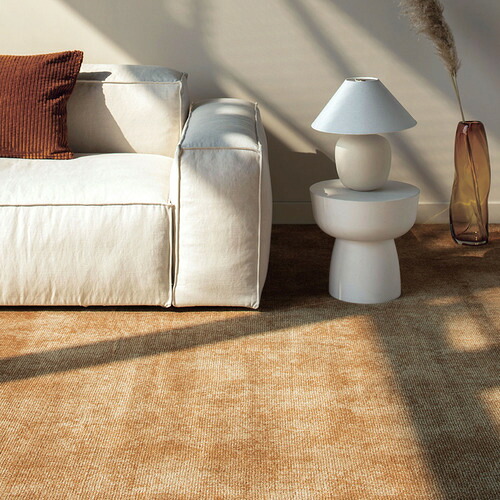 [200×250]スミノエインテリアプロダクツ epilogue ラグマリンクス 防炎・制電・命のせんたく毛押しとどめる・床暖相応う ベルギー オレンジ色