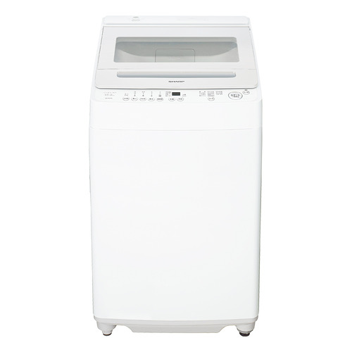 シャープ インバーター洗濯機 洗濯10kg 幅60cm ステンレス穴なし槽 パワフルドルフィンNEXT タオルコース搭載 ESYGV10L ホワイト系｜マツヤデンキ店