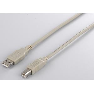 USB2.0ケーブル (A to B) アイボリー 3m
