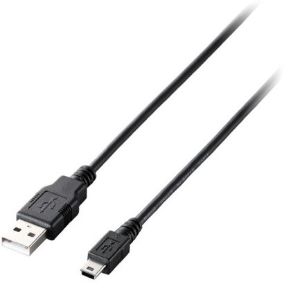 エレコム U2C-GMM30BK ゲーム機用USB2.0ケーブル(mini-Bタイプ) 3.0m ブラック