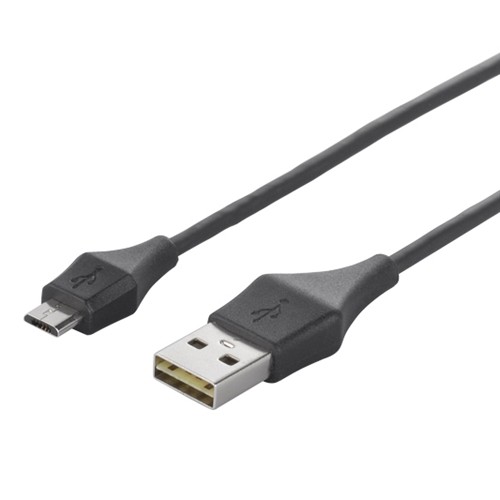 バッファロー BSUAMBDU202BKA どっちもUSBコネクター採用 USB2.0ケーブル(A to microB) 0.2m ブラック