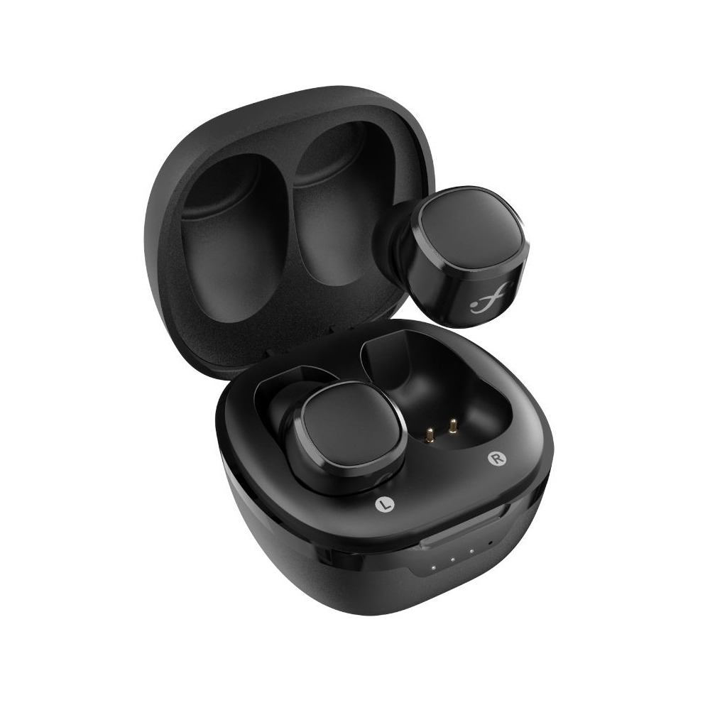 黒　イヤホン　Bluetooth ワイヤレス 楽天市場】多摩電子工業 Bluetooth フルワイヤレスイヤホン 黒
