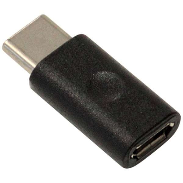 ラスタバナナ RBHE252 マイクロUSB Type-C 充電・通信変換アダプタ ブラック