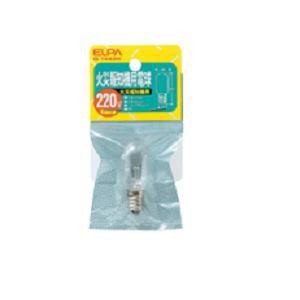ELPA G-1443H 火災報知器用電球 220V E12 クリア