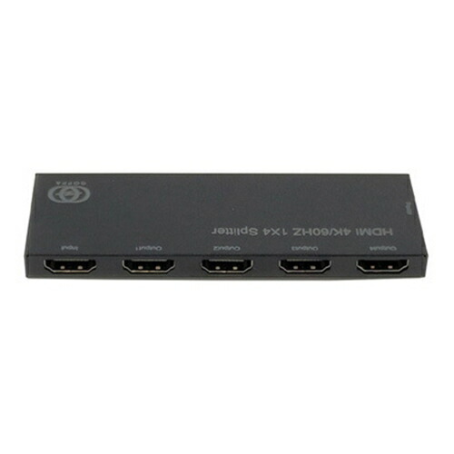 ゴッパ GP-HDSP14H460 4K 60Hz 対応HDMI分配器 1入力：4出力｜マツヤデンキ店