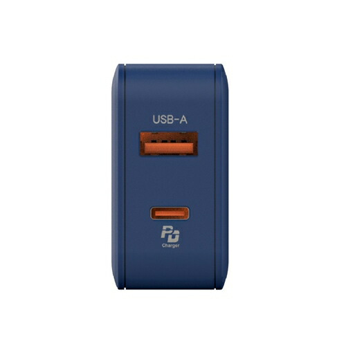 【逸品】 正規品直輸入 フリーダム FUSB-ACU11PDNV AC充電器 USB×1 Type-C PD20W ×1 ネイビー zrs.si zrs.si