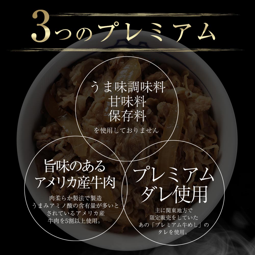 市場 プレミアム仕様牛めし30食 業務用 レトルト 送料無料 保存食 キムカル牛めし1食セット お取り寄せ 時短 惣菜 肉 牛めし 牛丼