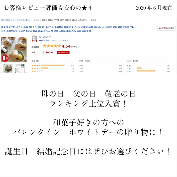 楽天市場 父の日 ギフト 最中 6個入り 箱入り ギフト プレゼント 送料無料 和菓子 スイーツ お菓子 銘菓 詰め合わせ お取り寄せ もなか モナカ 食品 抹茶 あんこ 栗 求肥 三重県 土産 人気 高級 高齢者 孫 お母さん お父さん 母親 父親 松屋製菓舗 楽天市場店