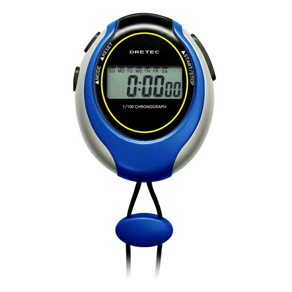 楽天市場】ドリテック ストップウォッチ 《スポーツタイマー》 ブルー