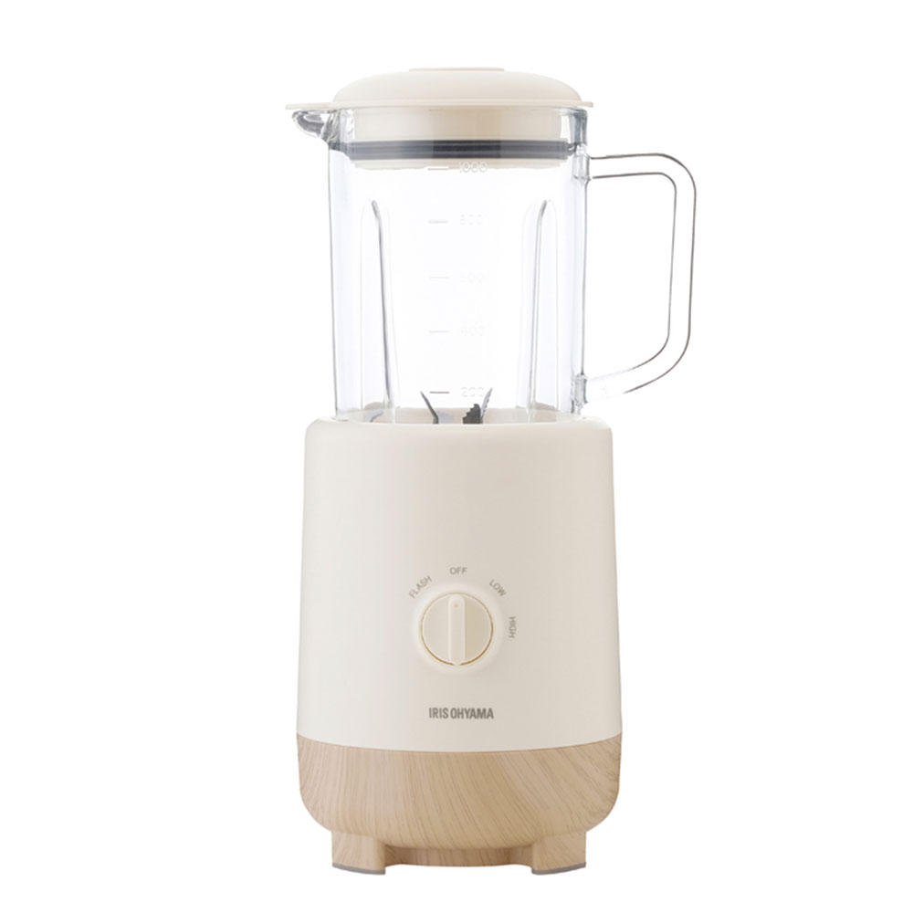 ミキサー 1000ml 氷対応 アイボリー IJM-S101-C 1台 アイリスオーヤマ パワフル6枚刃 スムージー スープ 料理｜マツヨシ 店