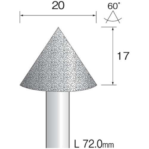 Minimo 電着ダイヤモンドバー#120 Φ20 AD3283 ケイ20MM 852-7693 ミニター｜マツヨシ 店