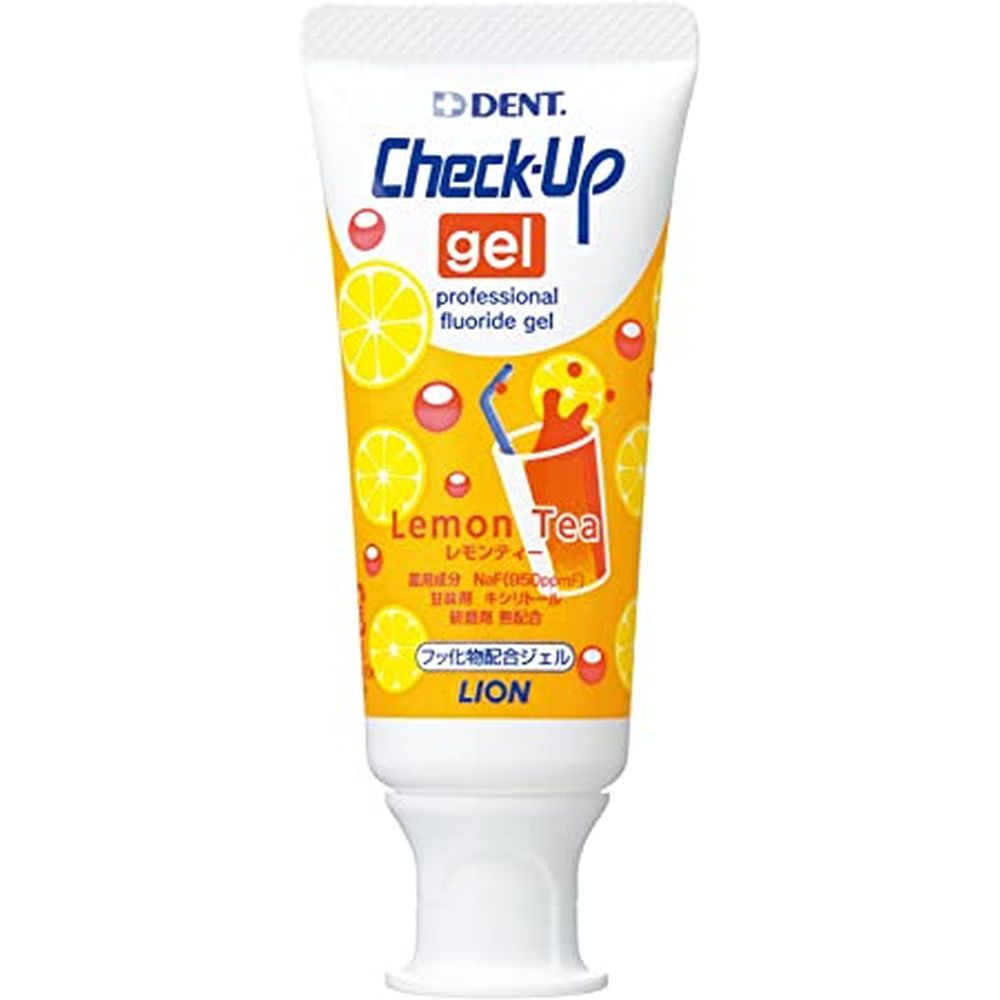 DENTチェックアップジェル 60G(10個入り) ライオン歯科材 レモンティー 病院 医療 看護 クリニック