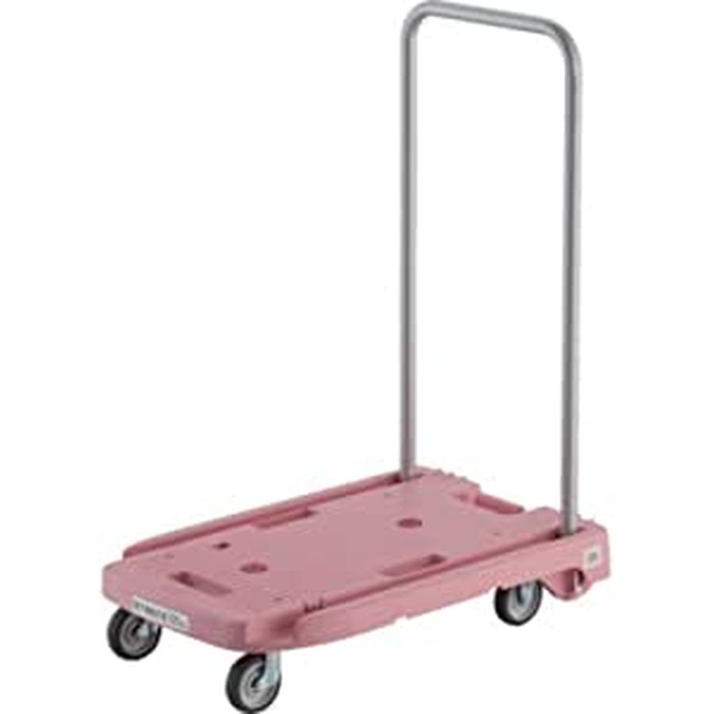 運搬車（小型樹脂製台車） MP-6039N2-P（ピンク） 医療 看護 クリニック 病院 トラスコ中山