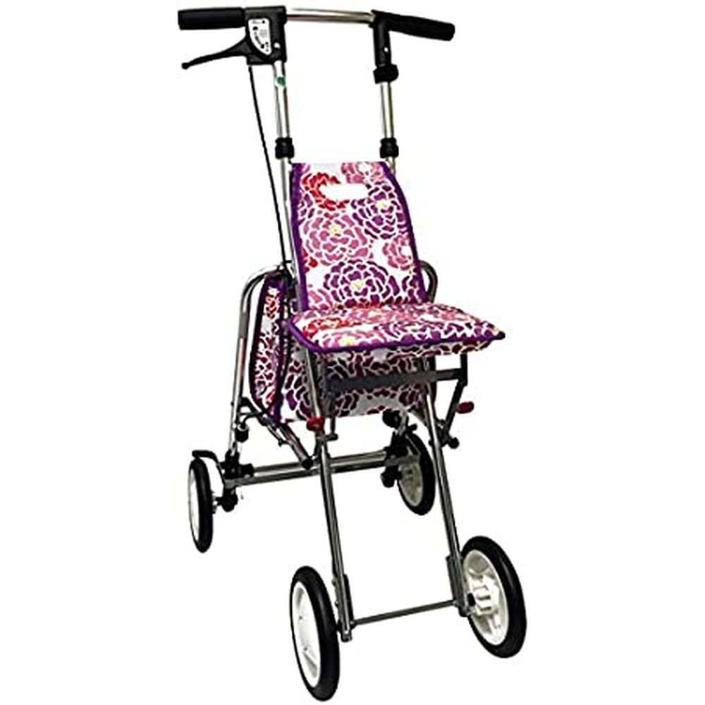アソシエ シルバーカー W1780 介援隊 牡丹柄 病院 医療 看護 クリニック