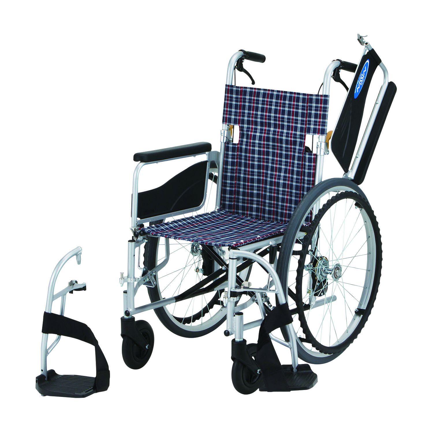 車いす（自走・アルミ）背折れ・多機能 NEO-1W（420MM） 1台 日進医療器 24-3992-01｜マツヨシ 店 31,715円