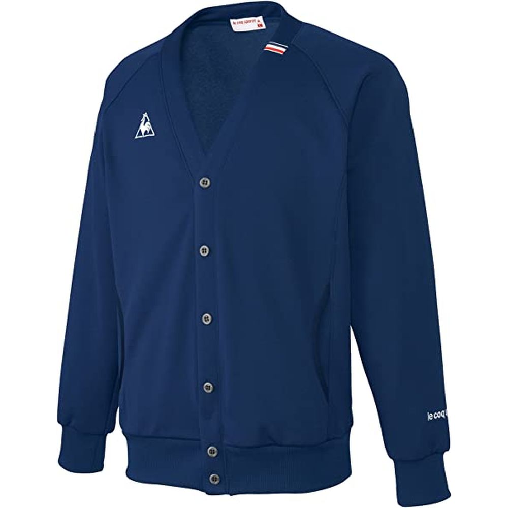 ルコック 裏パイルカーディガン UZL6021-5（ネイビー） le coq sportif ルコック Ｌ 病院 医療 看護 クリニック