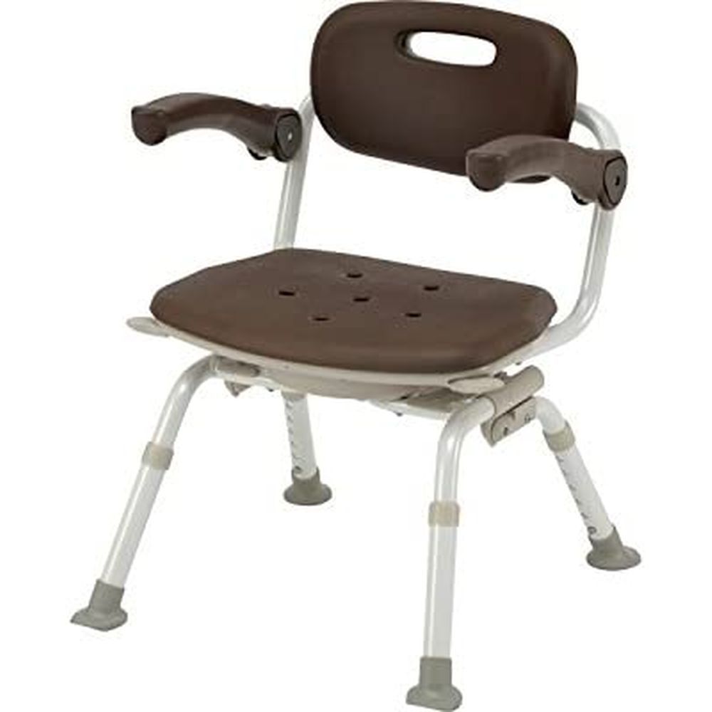シャワーチェアーミドルＳＰ回転折りた PN-L41221BR（モカブラウン） 医療 看護 クリニック 病院 パナソニックエイジフリーライフテック