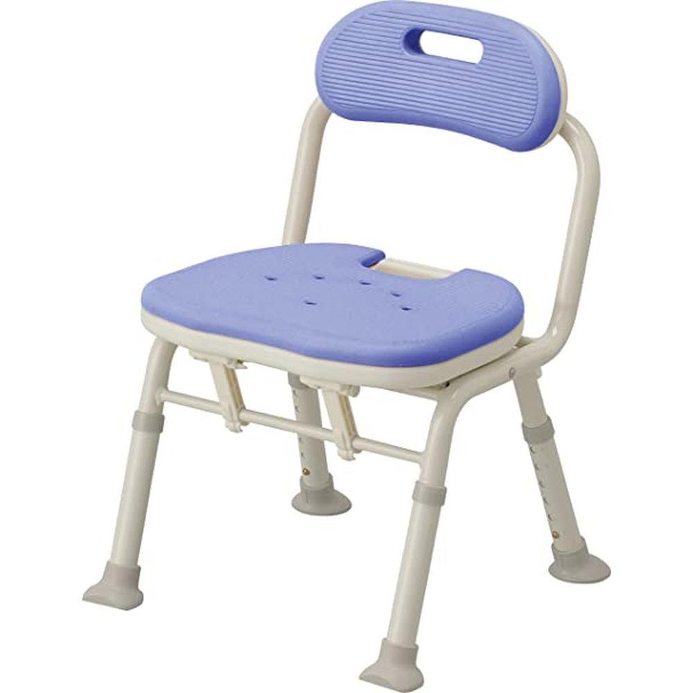 折りたたみシャワーベンチＩＣ（背付） 536-360（ブルー） 医療 看護 クリニック 病院 安寿 16,187円