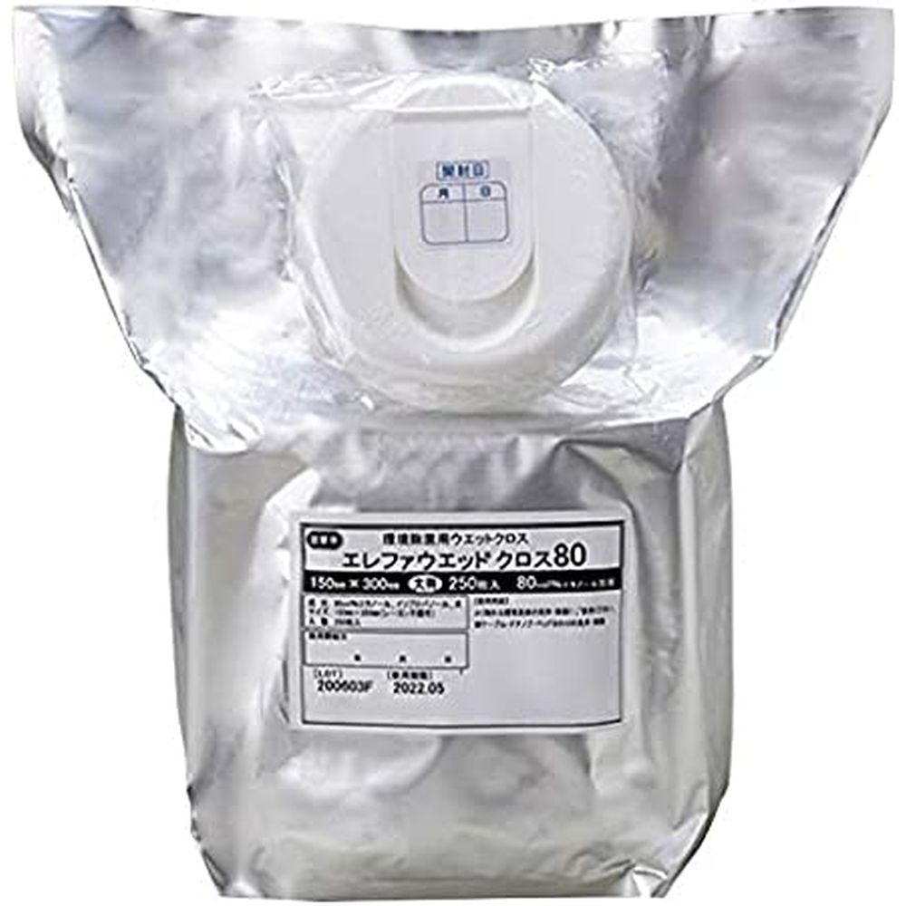 【楽天市場】エレファウエットクロス80大判詰替用 2600195（250マ入り） ハクゾウメディカル 【×6セット】病院 医療 看護