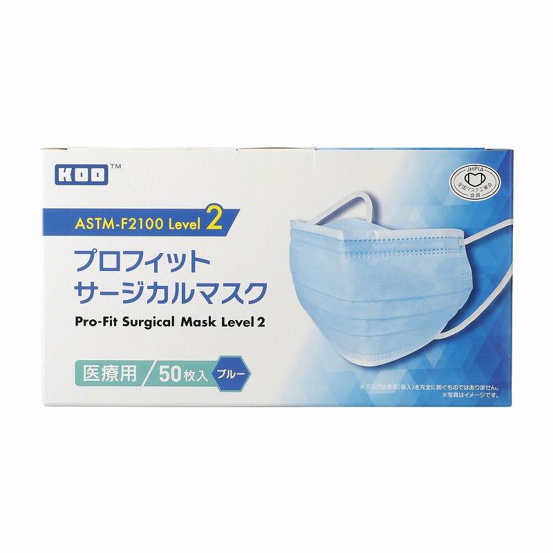 プロフィットサージカルマスク PFEB138 50イリ イヤーループ 24-9589-00 クー・メディカル・ジャパン ×40セット|マツヨシ 店