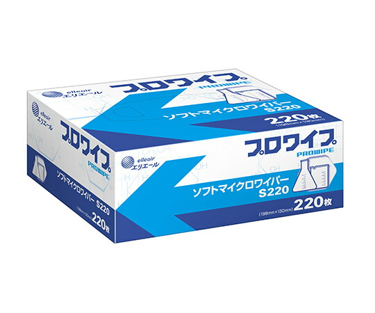 プロワイプソフトマイクロワイパー 703153 S 220マイ 紙ワイパー 25-2763-00 エリエール ×360セット|マツヨシ 店