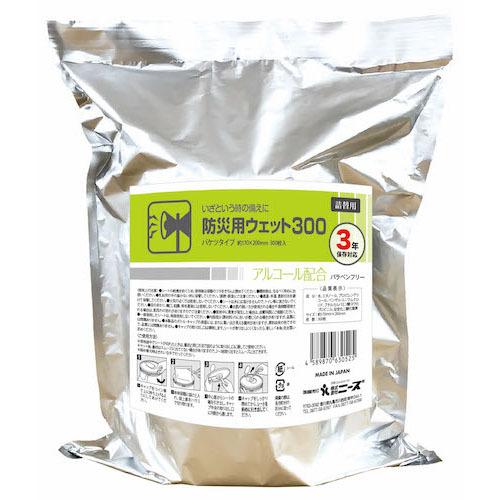 バケツウェット詰替防災用 アルコール NZW3110 300マイ 清拭タオル 25-2521-01 ニーズ ×6セット