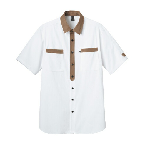 半袖シャツ CSY170-11(ホワイト) ＳＳ 看護師 ナース 病院 病棟 事務 ユニフォーム 制服 カーシーカシマ