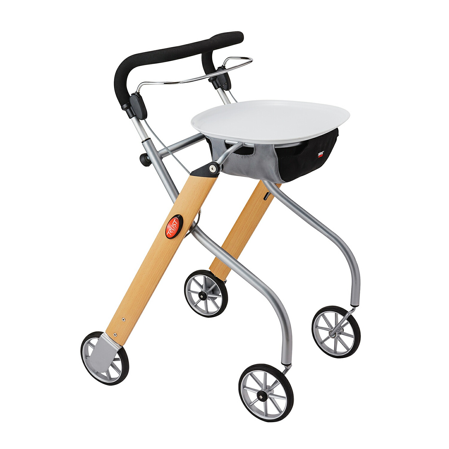 室内専用歩行車　レッツゴー 　117500(ウッドパターン) 竹虎 介護 病院 施設