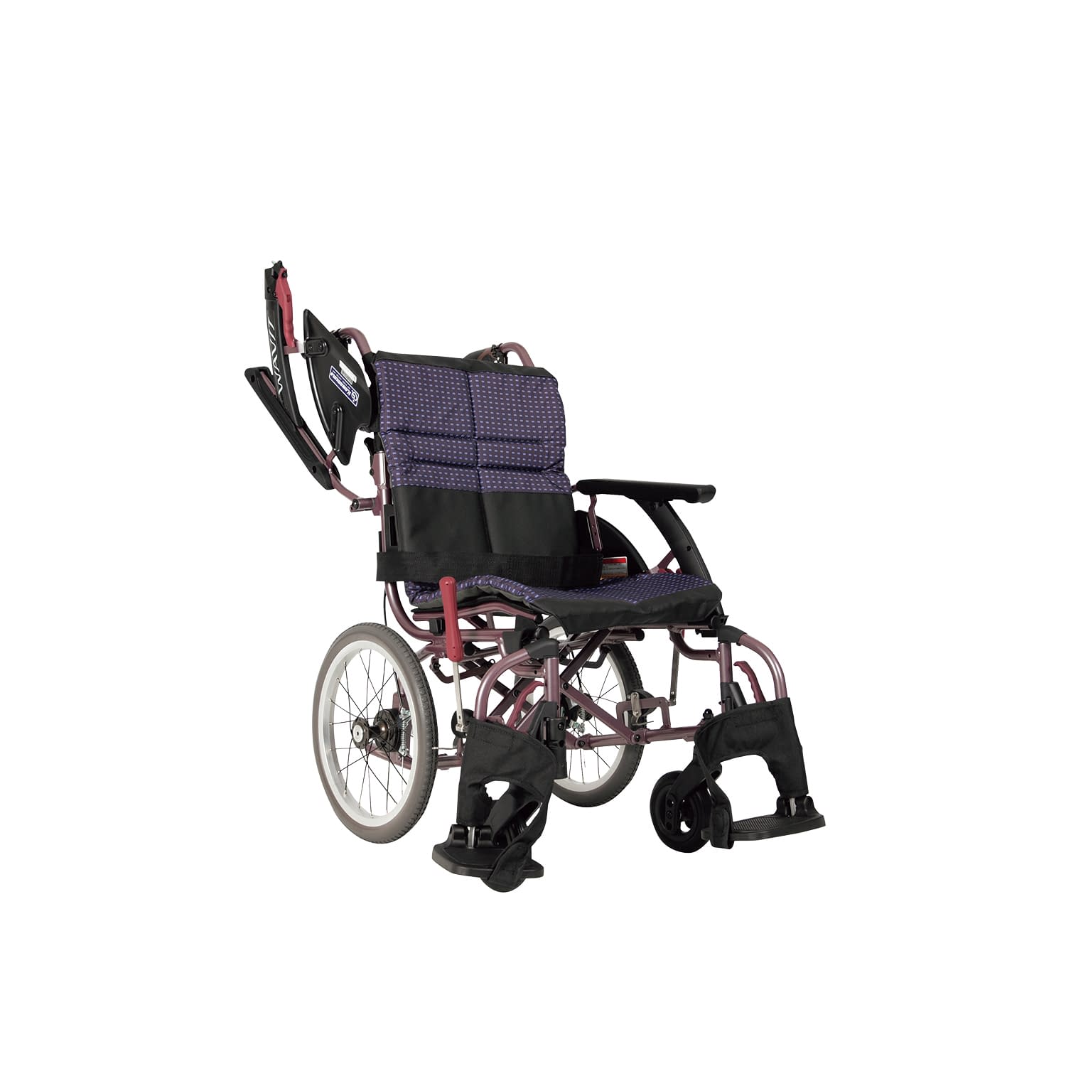 車椅子(自走用)ウェイビットループラ WARP16-40-M 1台 カワムラサイクル  色つや3Dメッシュ25-4703-0002 車椅子 自走用 自動小銃打ち切り付