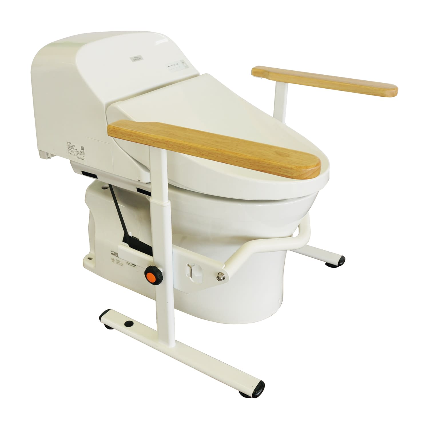 洋式トイレ用ベストサポート手すり 627-020(ヒジカケコテイ) 1台 シコク ホワイト 25-4714-01 手すり トイレ用｜マツヨシ 店