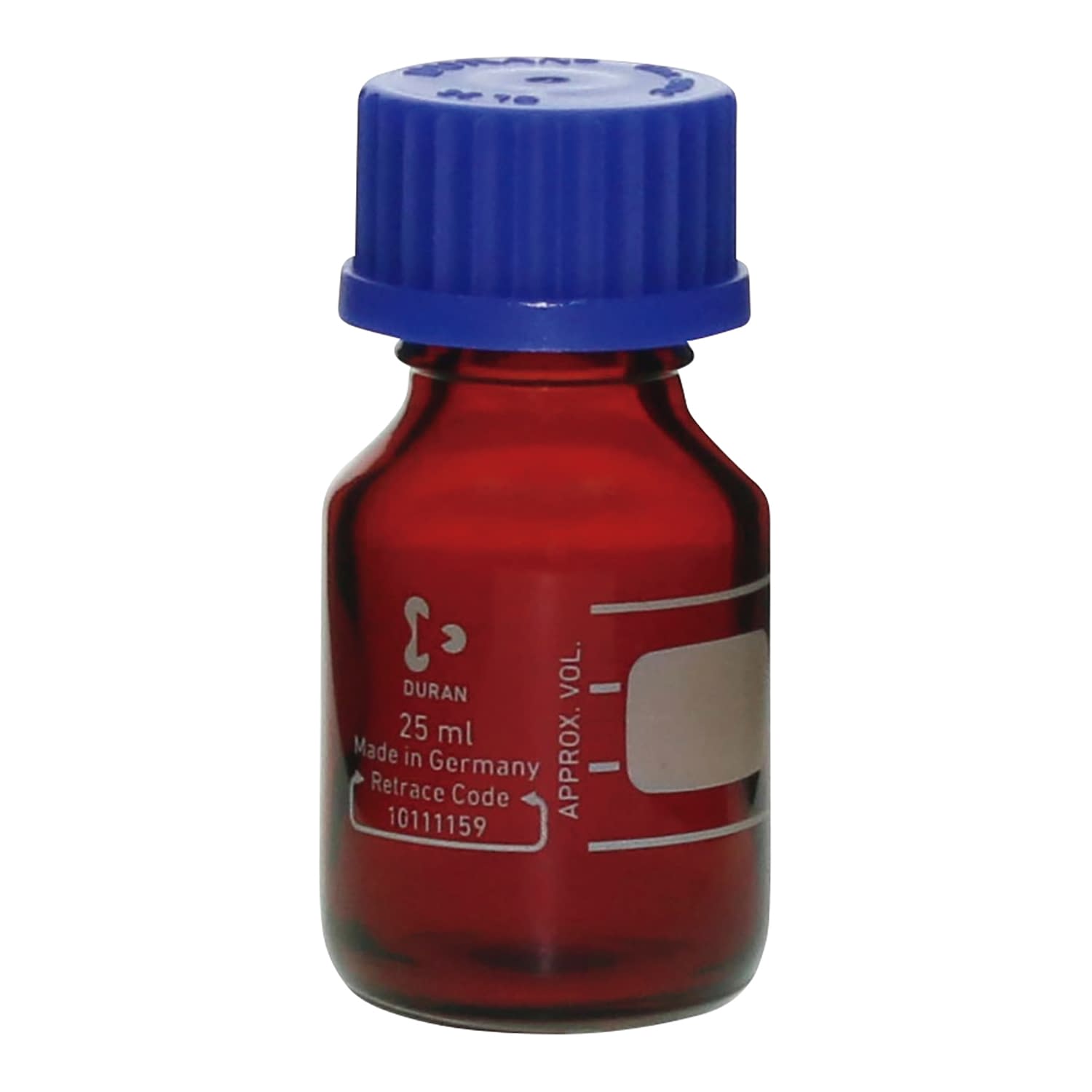 耐熱ねじ口びん 茶かっ色 25ML(10ホン)アオキャップツキ 1箱 柴田科学 25-5526-00 ねじ口びん 試薬瓶