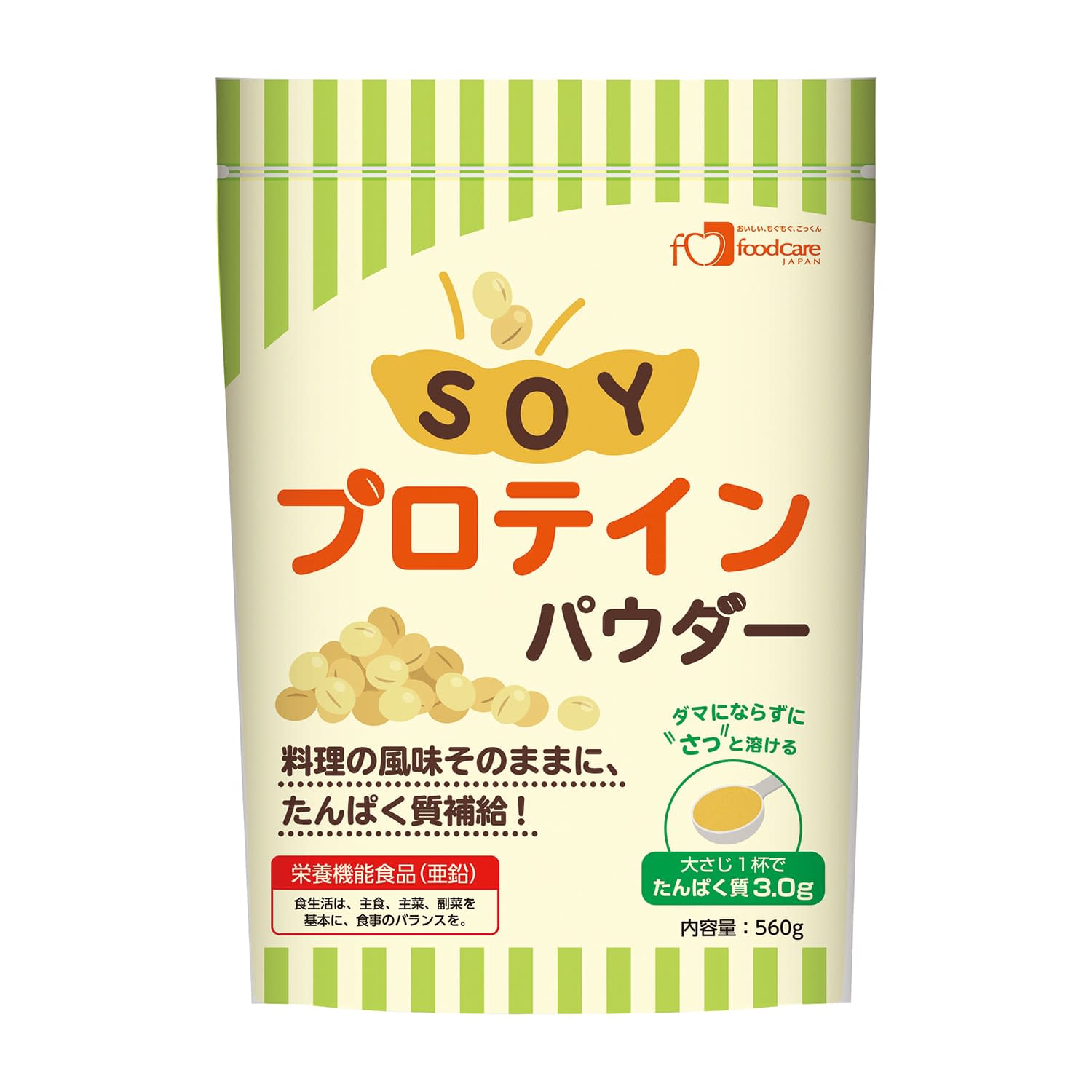 SOYプロテインパウダー 560G(12フクロ) 1箱 フードケア 25-6697-00 栄養補助飲料｜マツヨシ 店