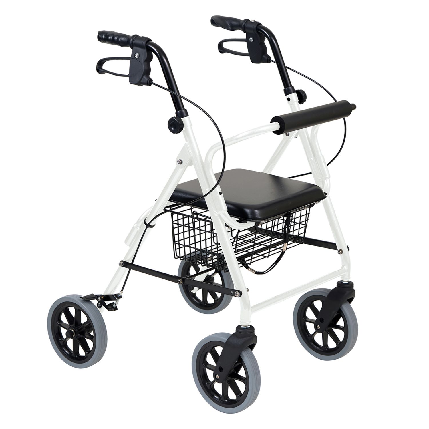 歩行車　ハッピーIIトール 117084(パールホワイト) 竹虎｜マツヨシ 店 27,225円