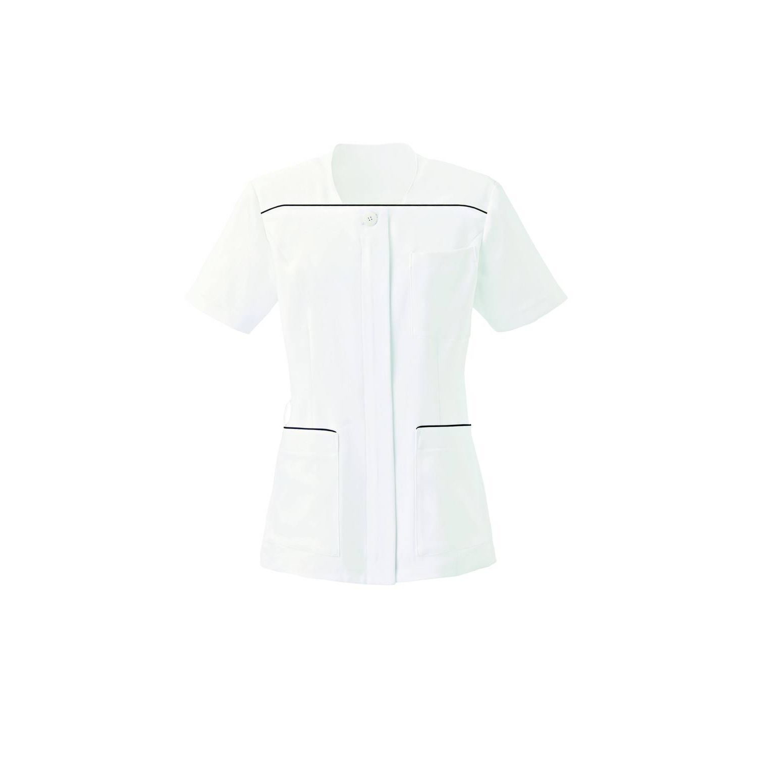 レディスジャケット半袖 YW122-1(ホワイトXネイビー) KAZEN WLD｜マツヨシ 店 7,660円