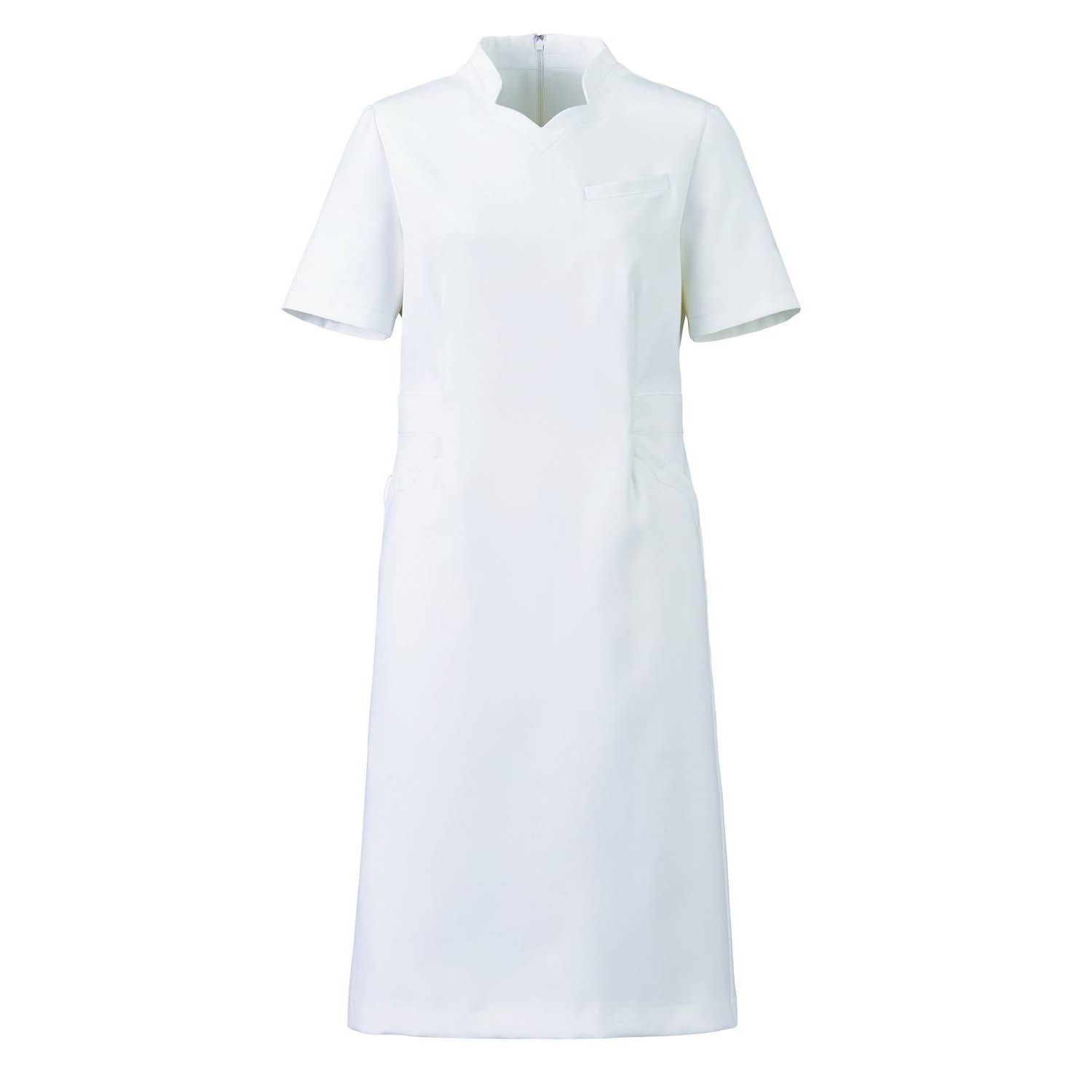 ワンピース 半袖 YW113-1(ホワイト) KAZEN WLD|マツヨシ 店