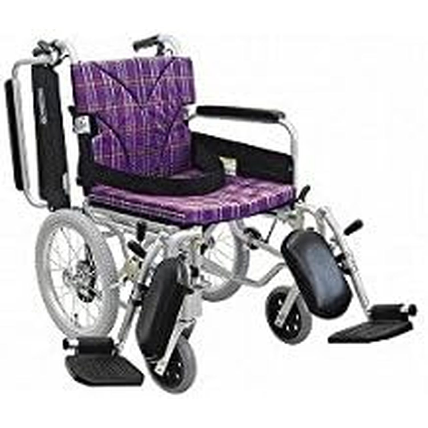 車いす(介助用・アルミ製)背折れ式 KA816-38ELB-LO カワムラサイクル|マツヨシ 店