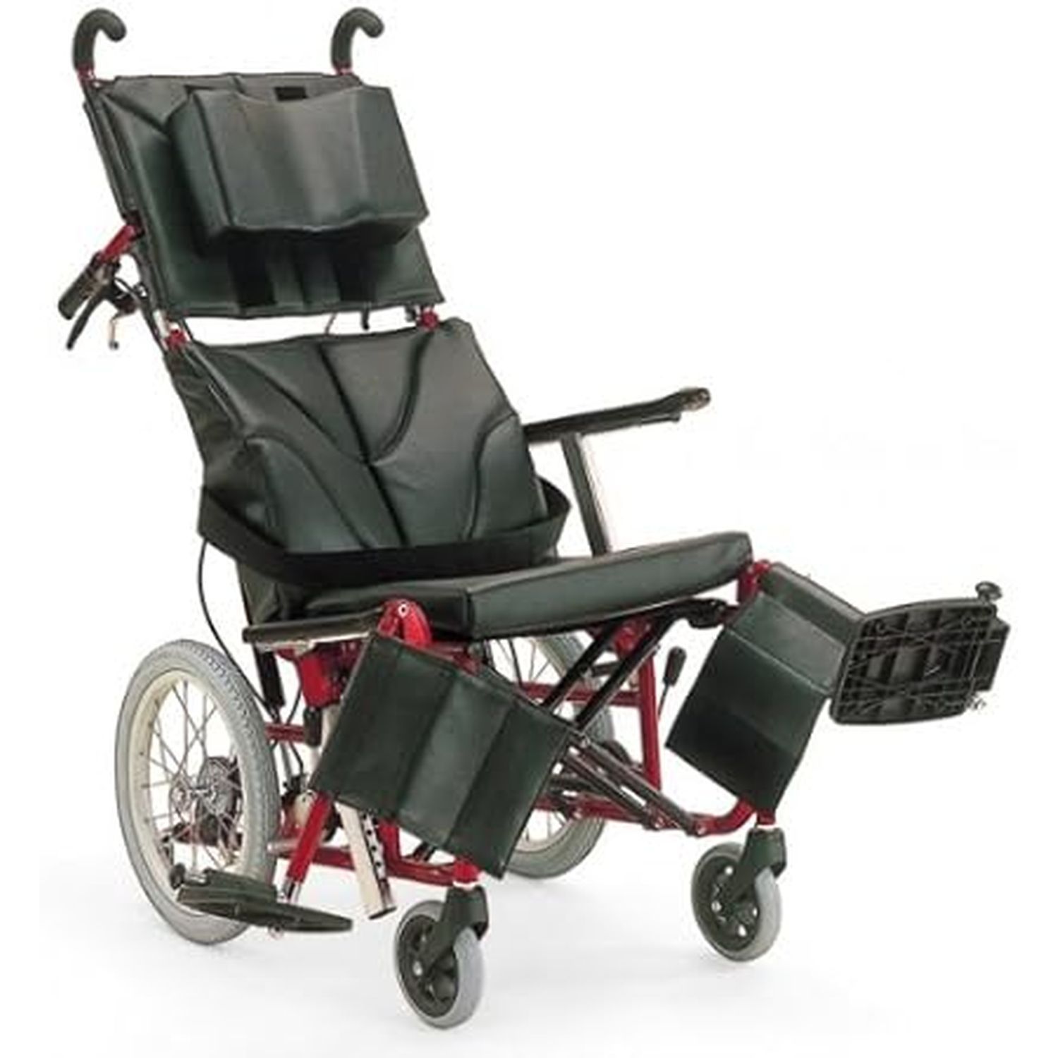ティルトリクライニング車いす KPF16-42ABFカイジョ・アルミ カワムラサイクル｜マツヨシ 店