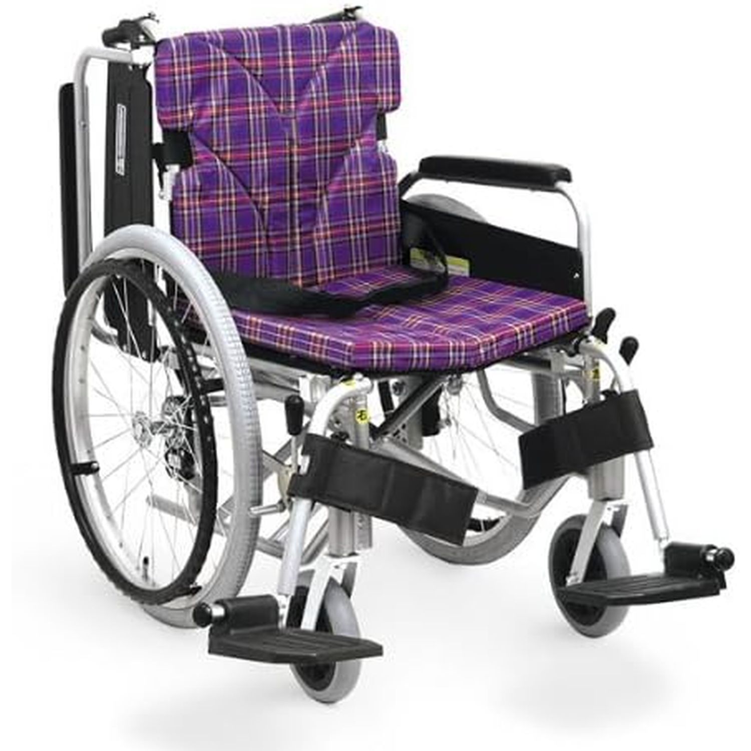 車いす（自走用・アルミ製）背折れ式 KA822-40B-H カワムラサイクル