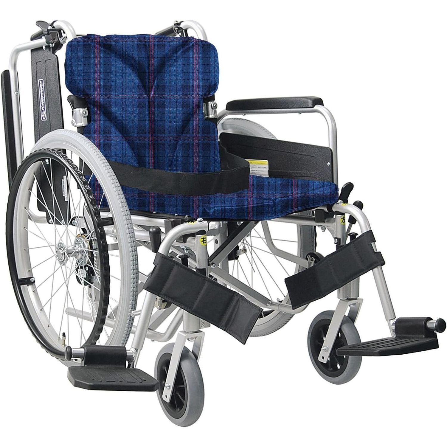 車いす（自走用・アルミ製）背折れ式 KA822-40B-H カワムラサイクル