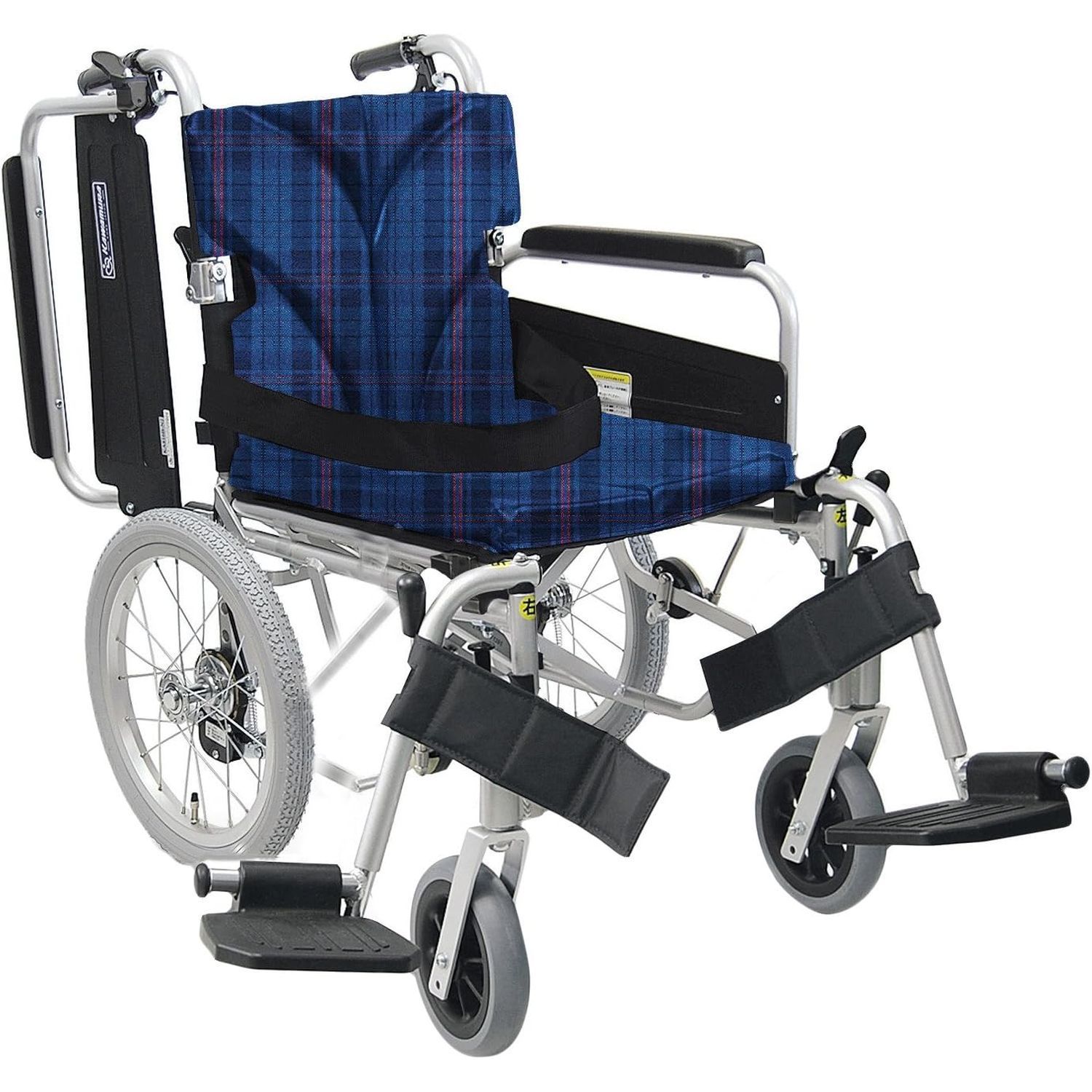車いす（介助・アルミ製）背折れ式 KA816-40B-M カワムラサイクル