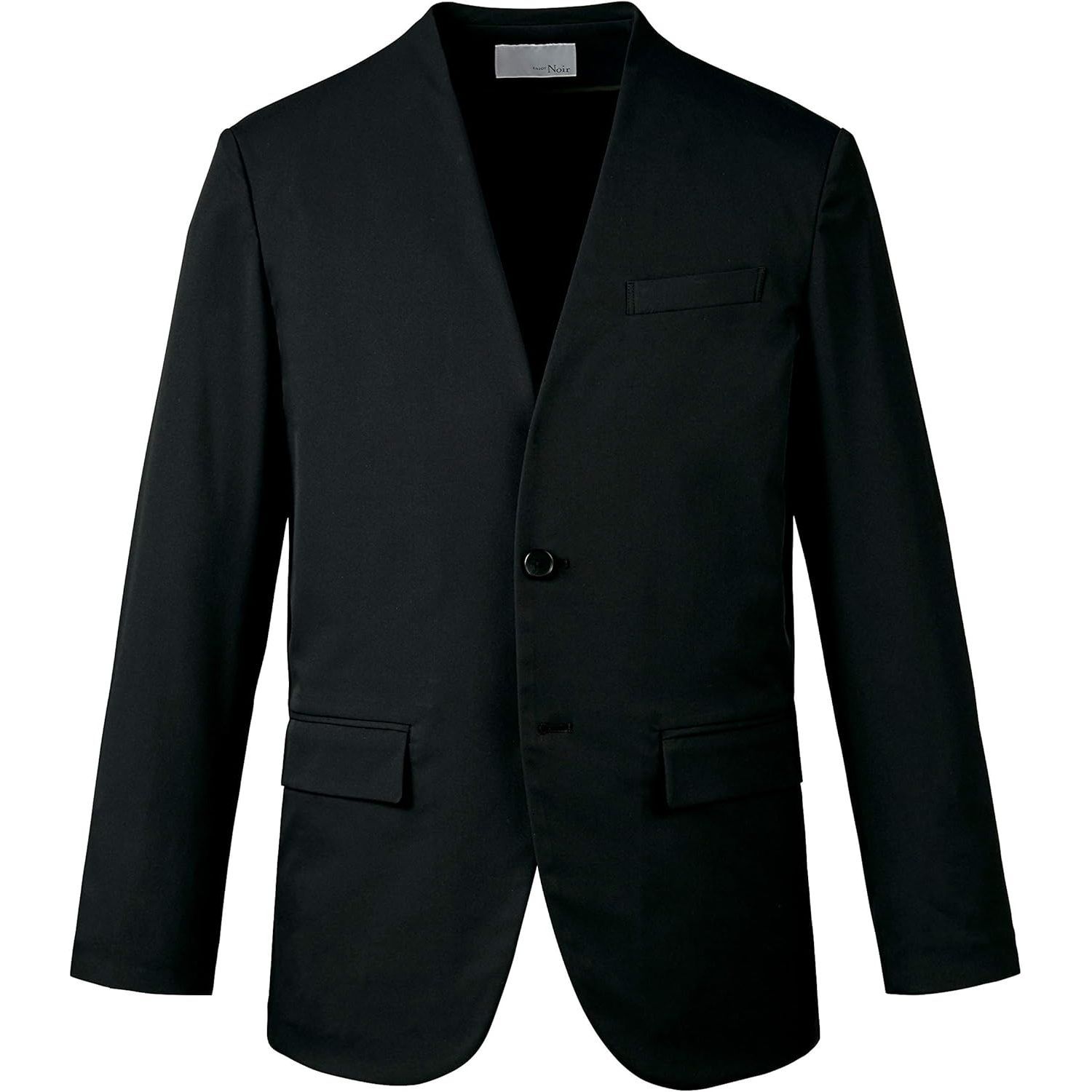 ノーカラージャケット(メンズ用) LL NAD019-10(ブラック)|マツヨシ 店
