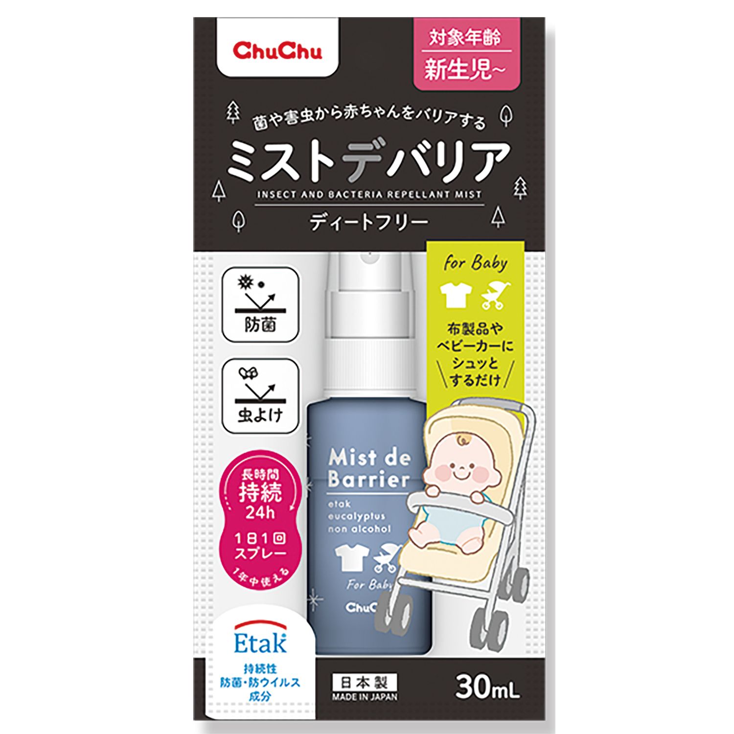 チュチュ ミストデバリア 30ML 60個セット
