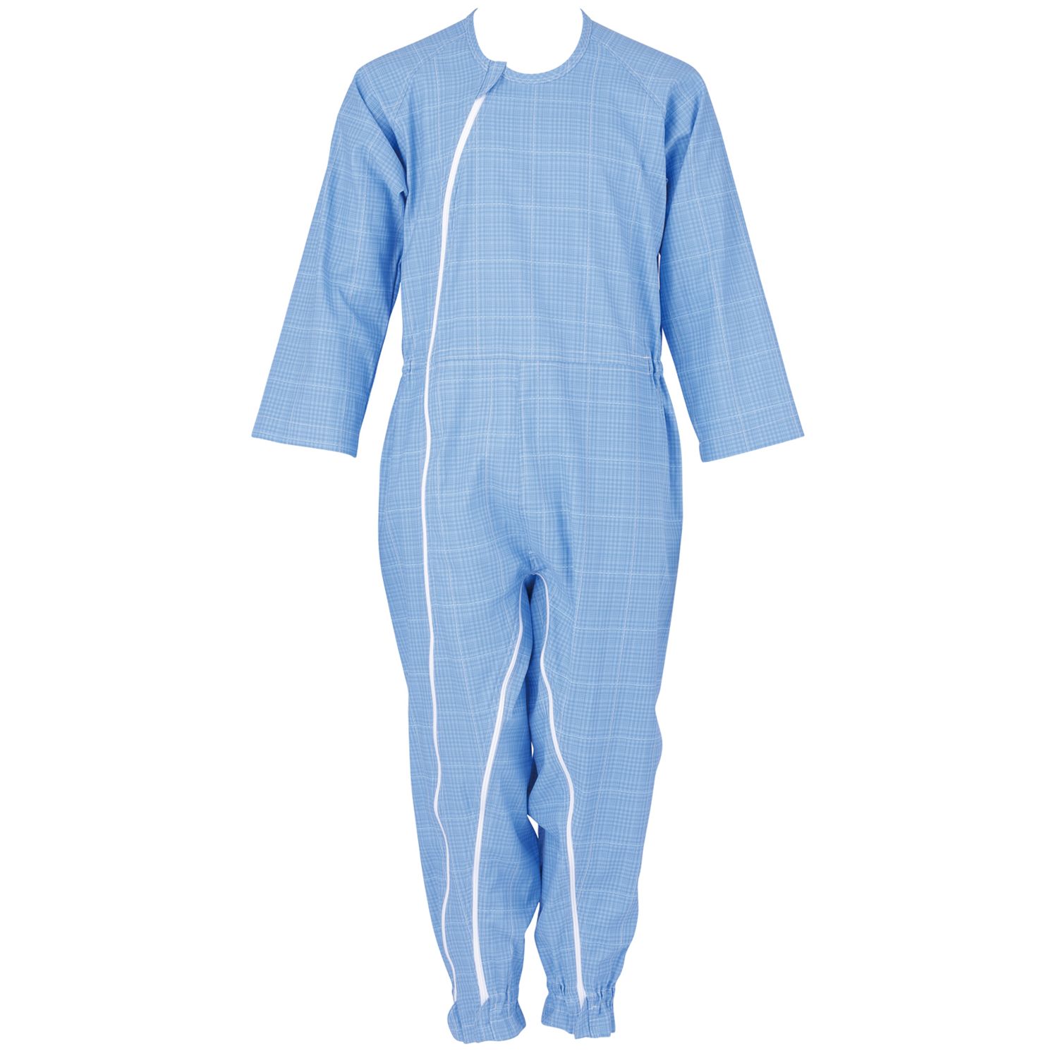 介護つなぎ服（前開き） 403420(L) フットマーク