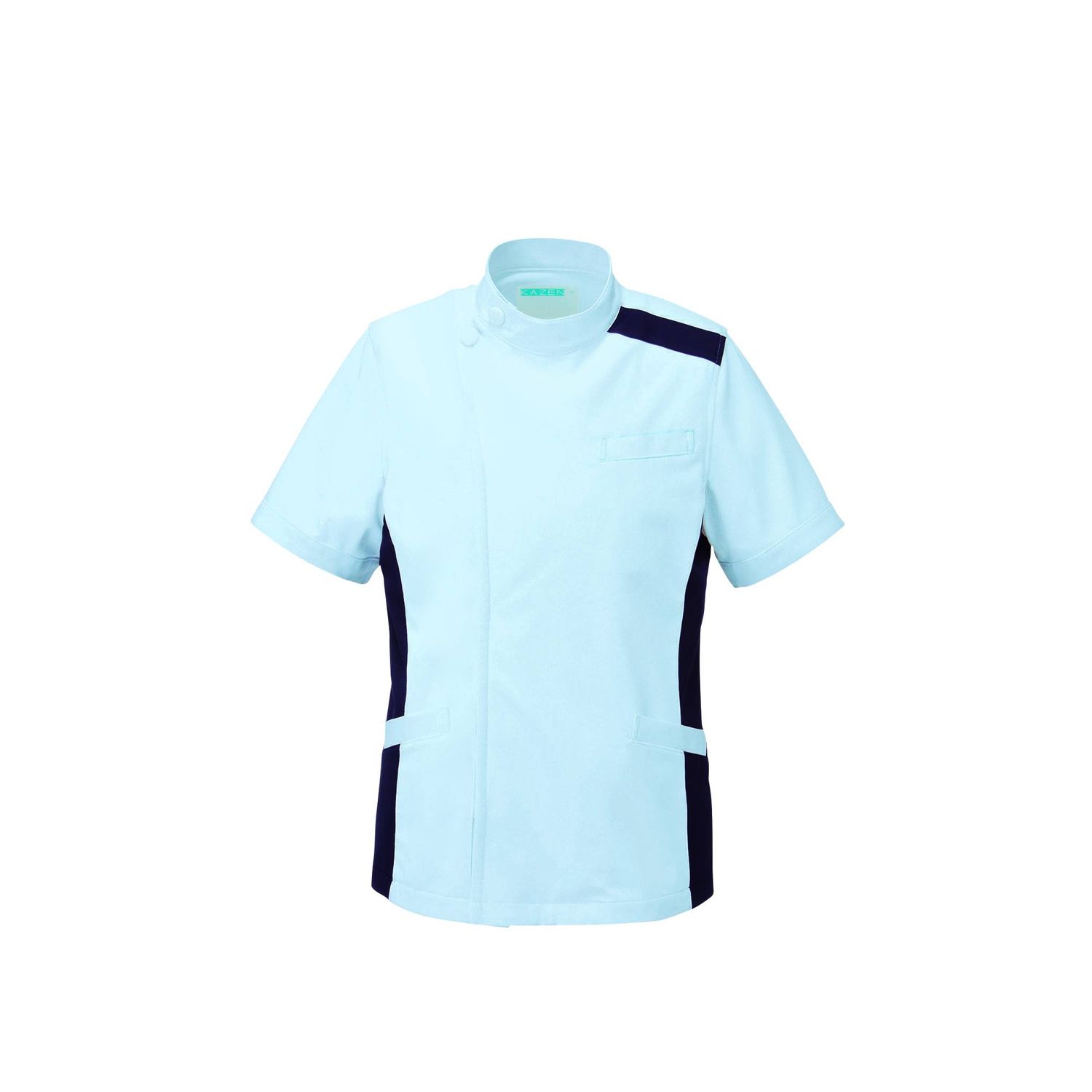 メンズジャケット半袖 094-21(サックス) KAZEN WLD