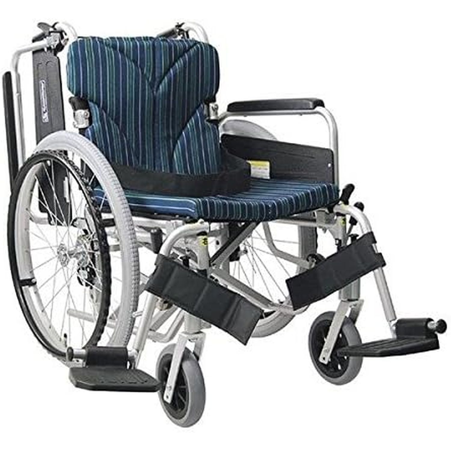 車いす（自走用・アルミ製）背折れ式 KA820-42B-SL カワムラサイクル｜マツヨシ 店
