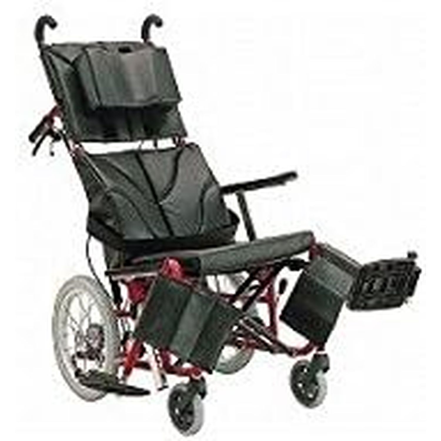 ティルトリクライニング車いす KPF16-40ABFカイジョ・アルミ カワムラサイクル|マツヨシ 店